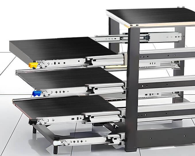 Server rack mounting rails