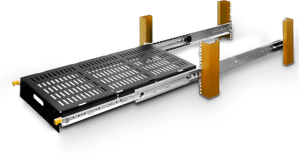 Server rack rails