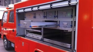 fire truck drawer slides