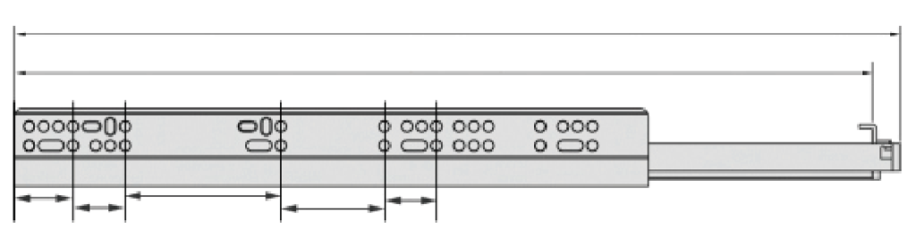 Soft Close Undermount Drawer Slides OK318C