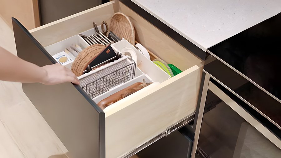 Drawer Slides Bottom Mount vs. Side Mount Drawer Slides: Which Is Best For Your Cabinet Design? drawer slides bottom mount,drawer slides undermount,under drawer slides,full extension undermount drawer slides,side mount drawer slides Side mount drawer slides-1