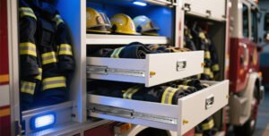Sliding Rails Manufacturer For Fire Truck Tool 